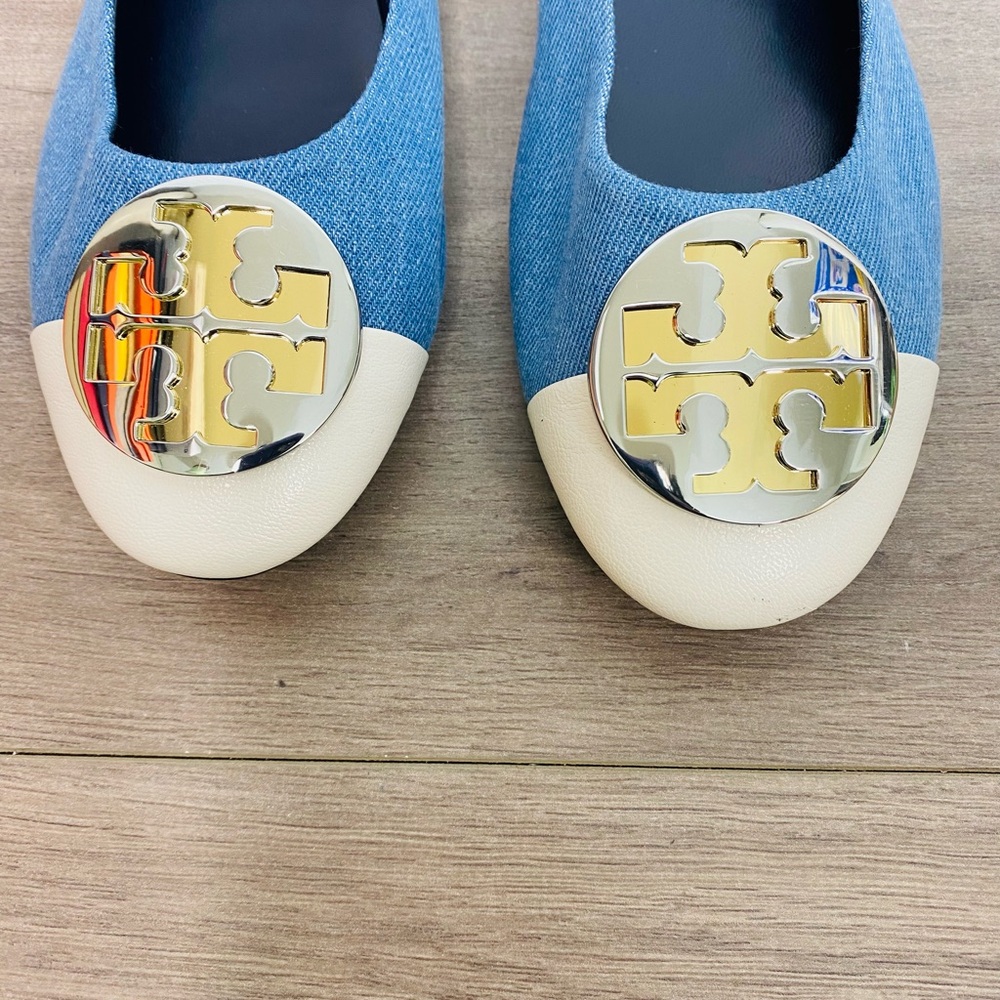 Brand new Tory Burch CAP-TOE BALLET flats size 10 no box - Picture 5 of 11